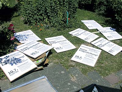 Plakatproduktion