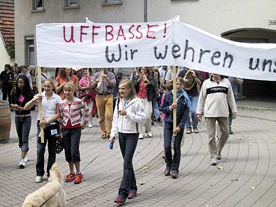 Bild von der Demo