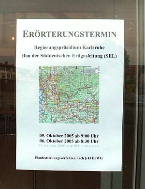 Palakt: Erörterungstermin