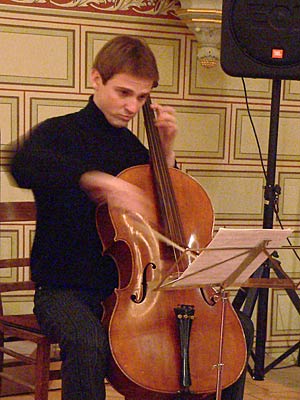 Daniel Hager-Mann am Cello