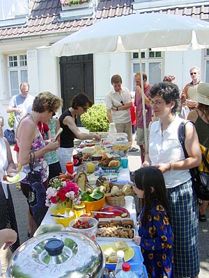 Ein reich gefülltest Buffet